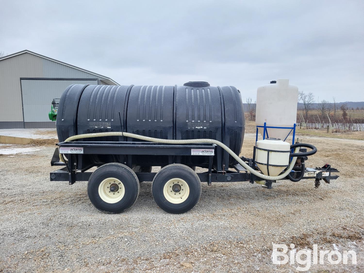 Adams 1,600 Gallon Tender Nurse Tank Trailer BigIron Auctions