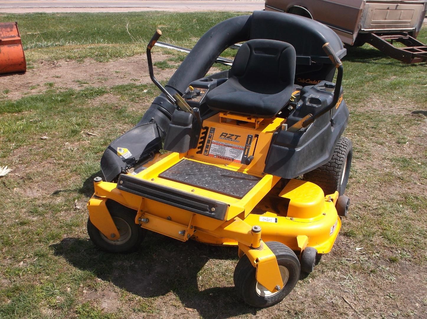 Cub cadet zero turn bagger online system