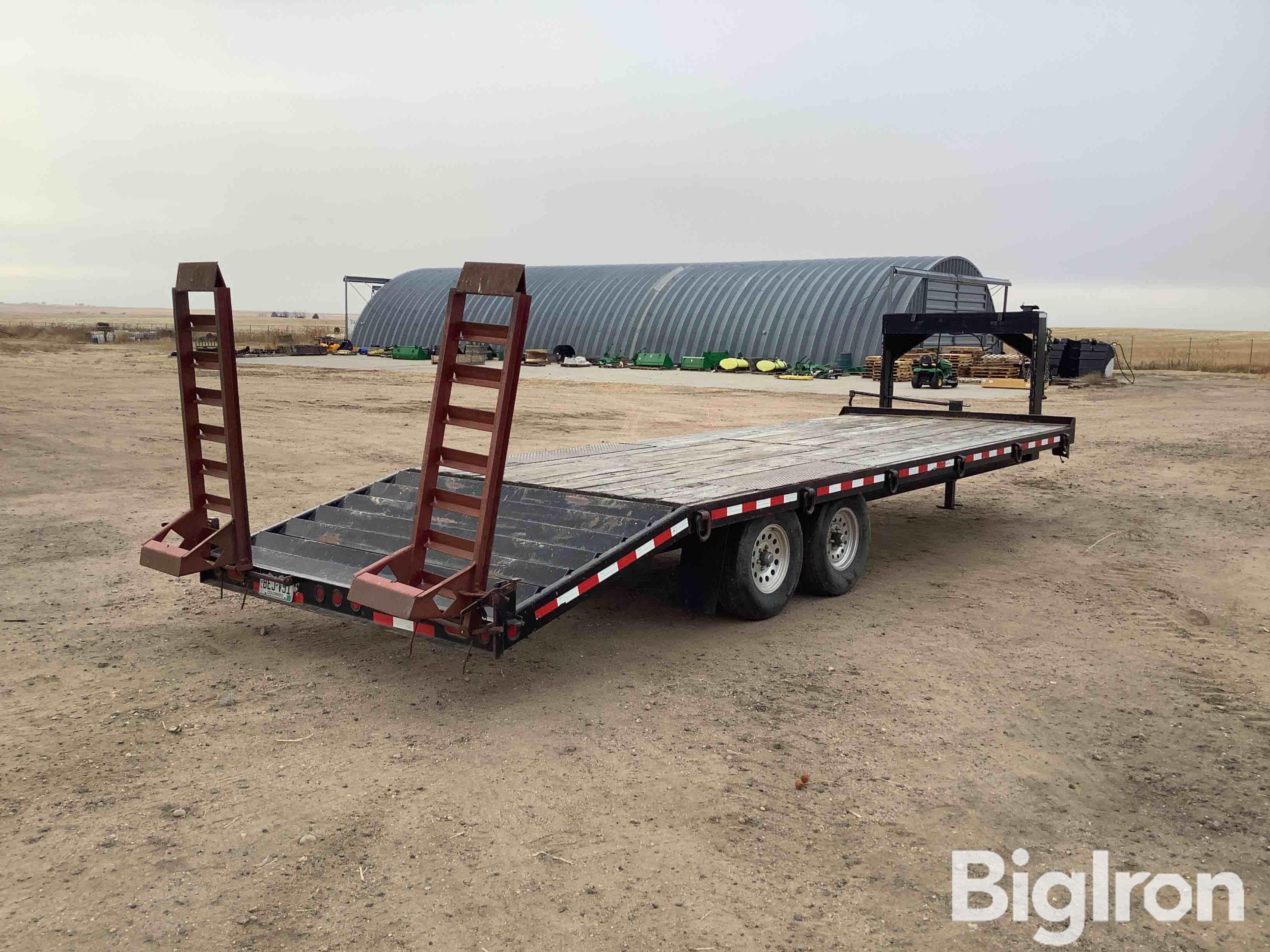 2013 Towmaster TC-12 T/A Gooseneck Flatbed Trailer BigIron Auctions