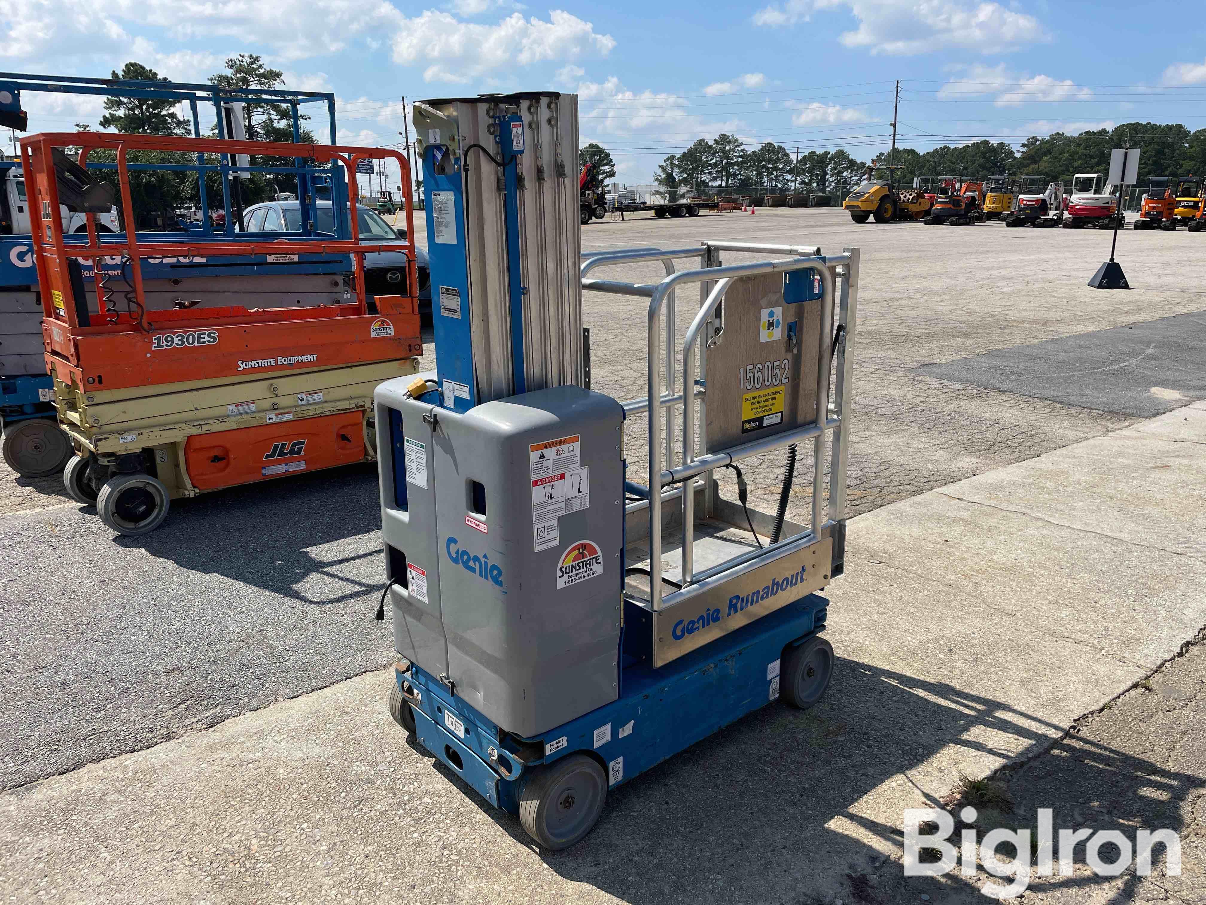 2016 Genie Gr20 Vertical Mast Lift Bigiron Auctions