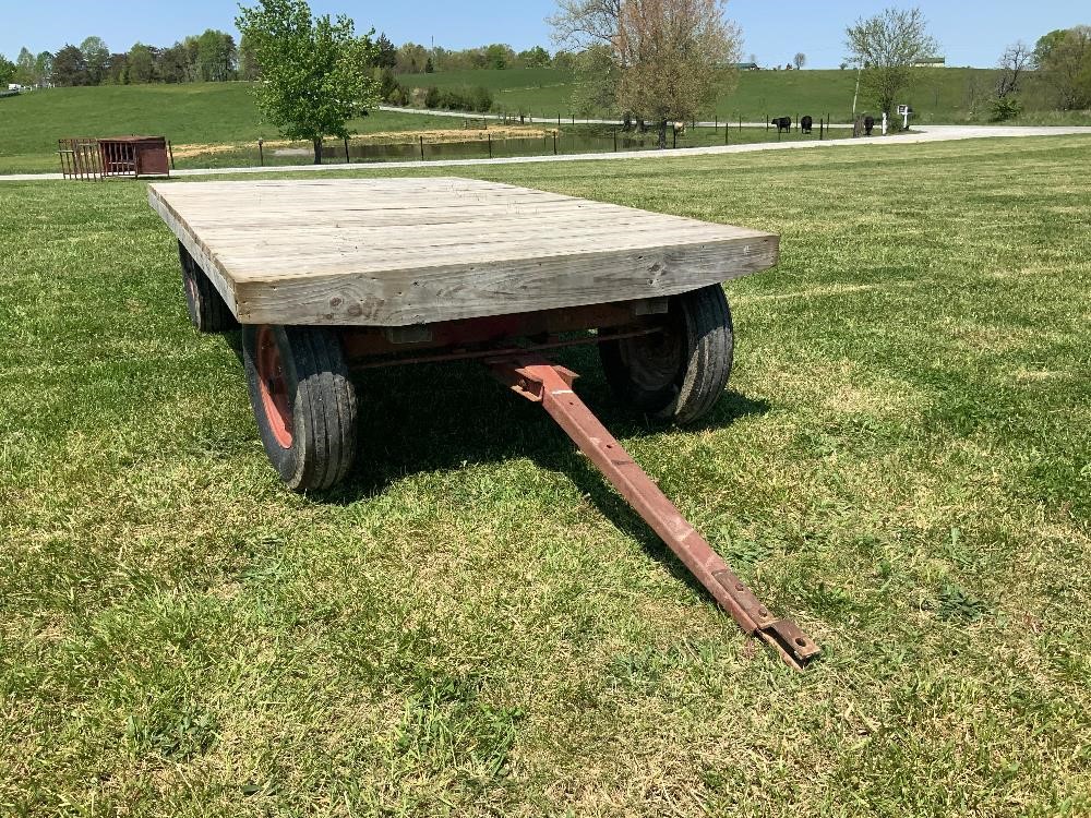 Red Flatbed Hay Wagon BigIron Auctions