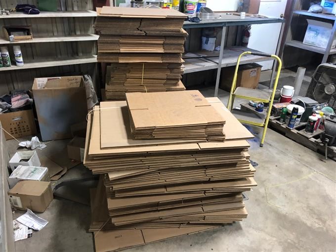 Uline Cardboard Boxes BigIron Auctions