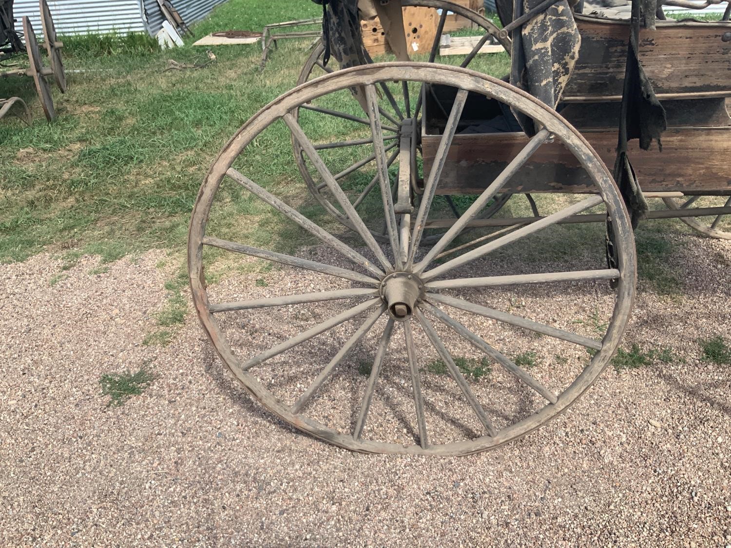 Moon Bros Wooden Single Seat Horse Drawn Buggy BigIron Auctions