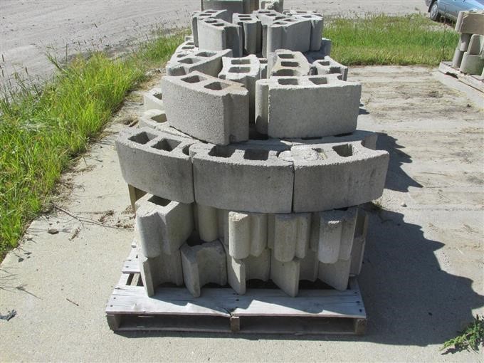 Curved Concrete Blocks BigIron Auctions