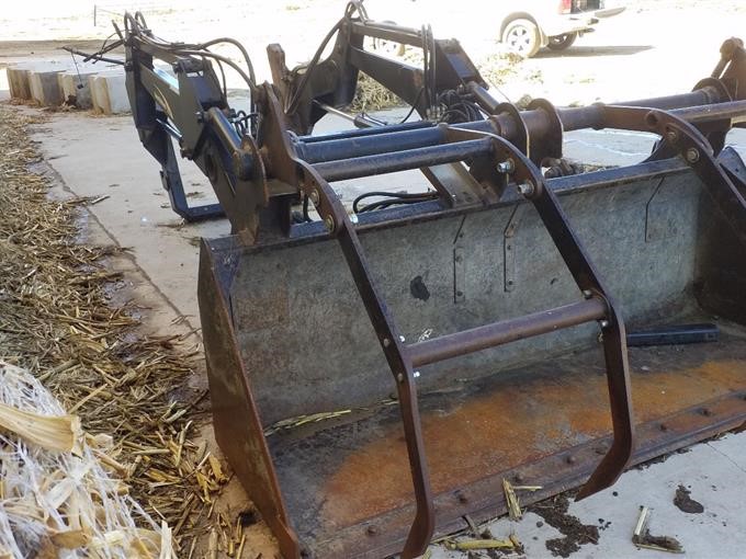 2002 New Holland 84LB Bucket Loader W/grapple Attachment BigIron Auctions