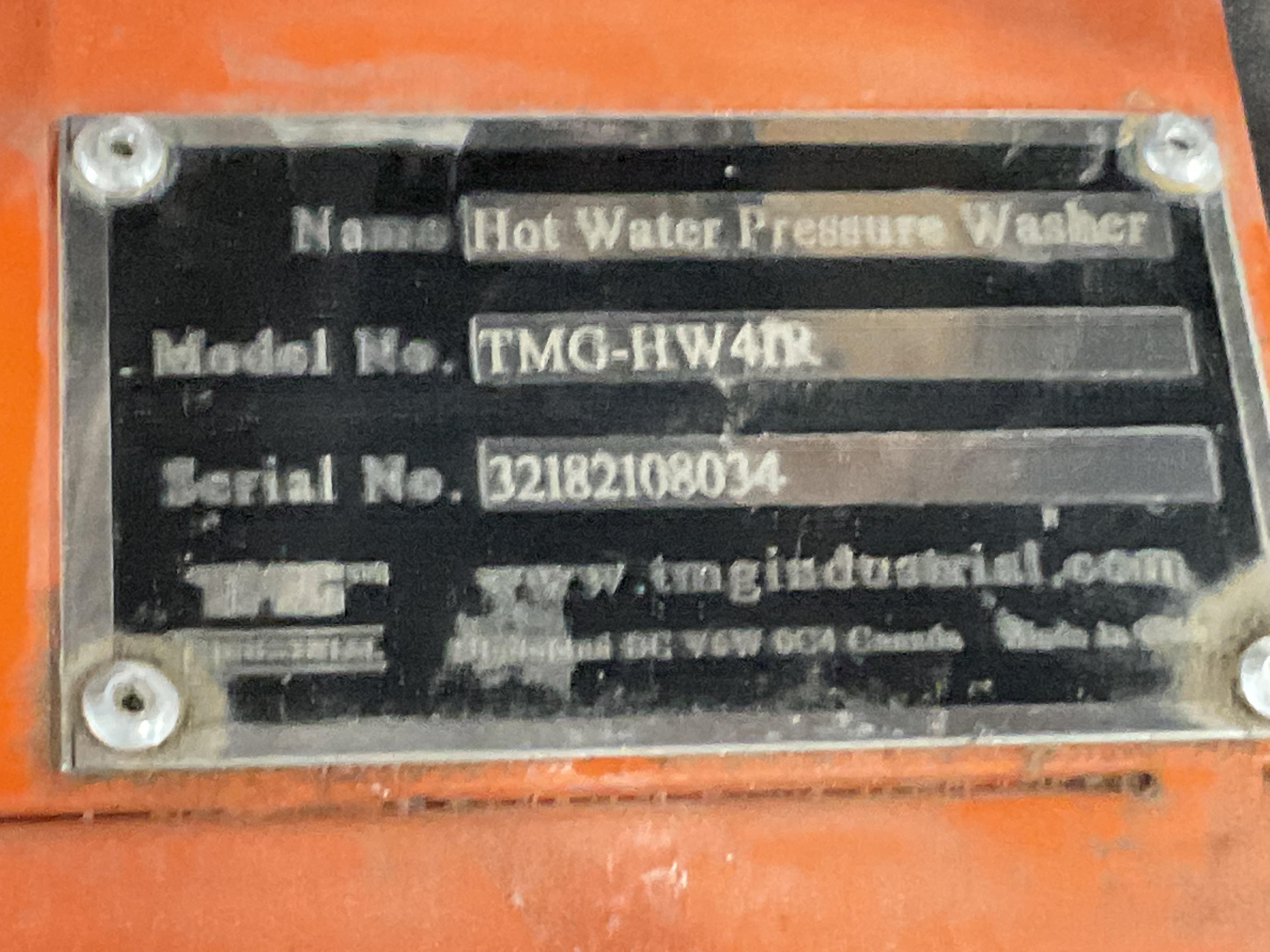 2022 TMG 4,000 PSI HOT WATER PRESSURE WASHER