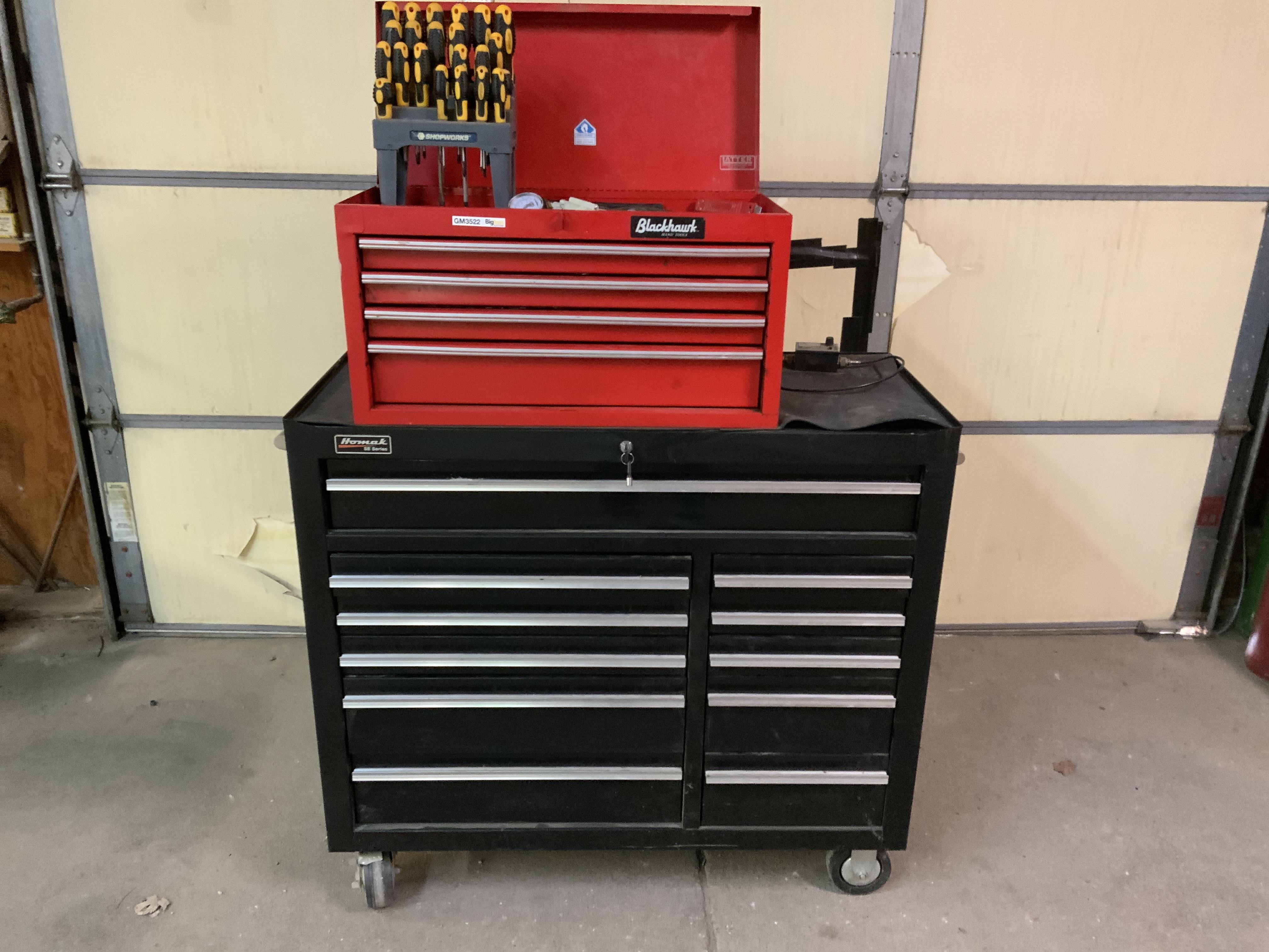 Homak & Blackhawk 11-Drawer & 4-Drawer Toolboxes BigIron Auctions