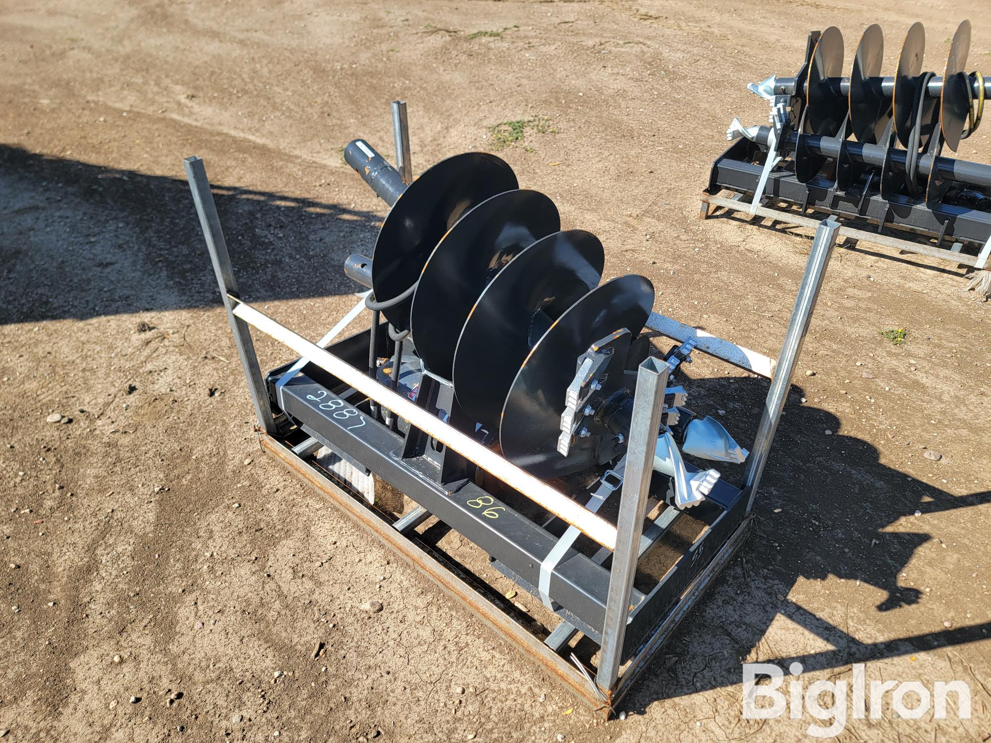 JCT Post Hole Auger Skid Steer Attachment BigIron Auctions