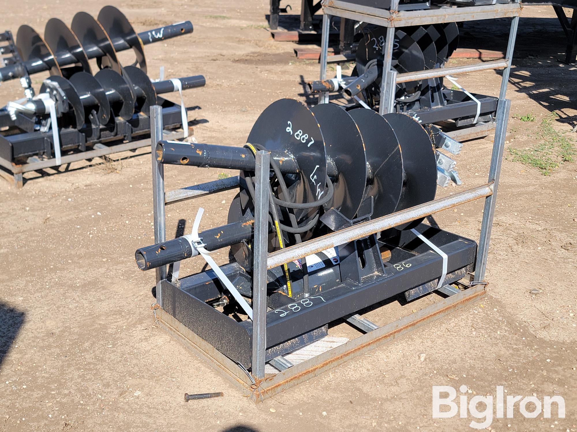 JCT Post Hole Auger Skid Steer Attachment BigIron Auctions