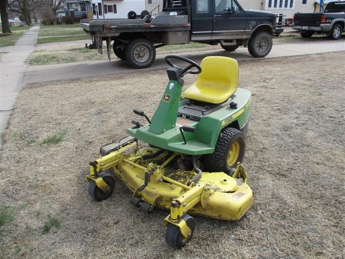 John deere f525 outlet mower for sale