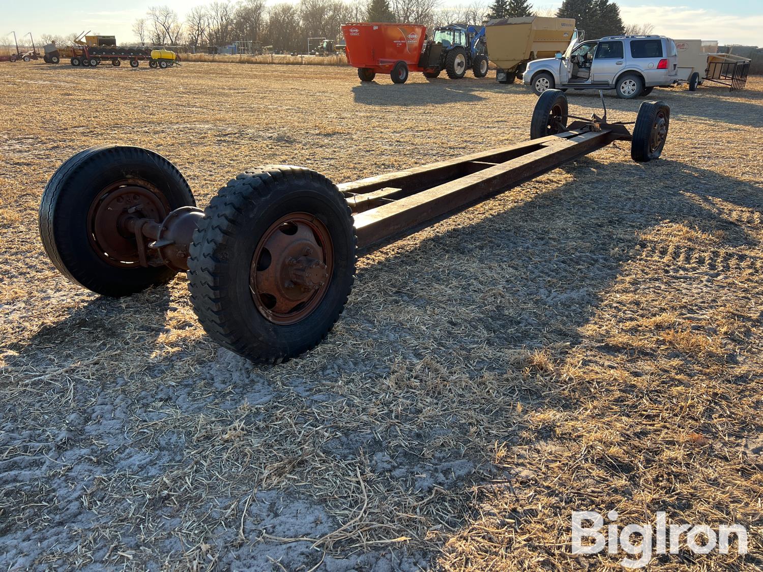 Shop Built Hay Sled Hay Sled Frame & Axles BigIron Auctions