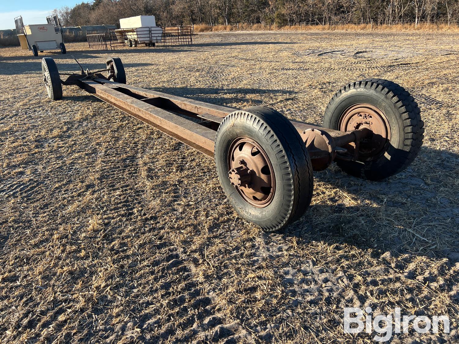 Shop Built Hay Sled Hay Sled Frame & Axles BigIron Auctions