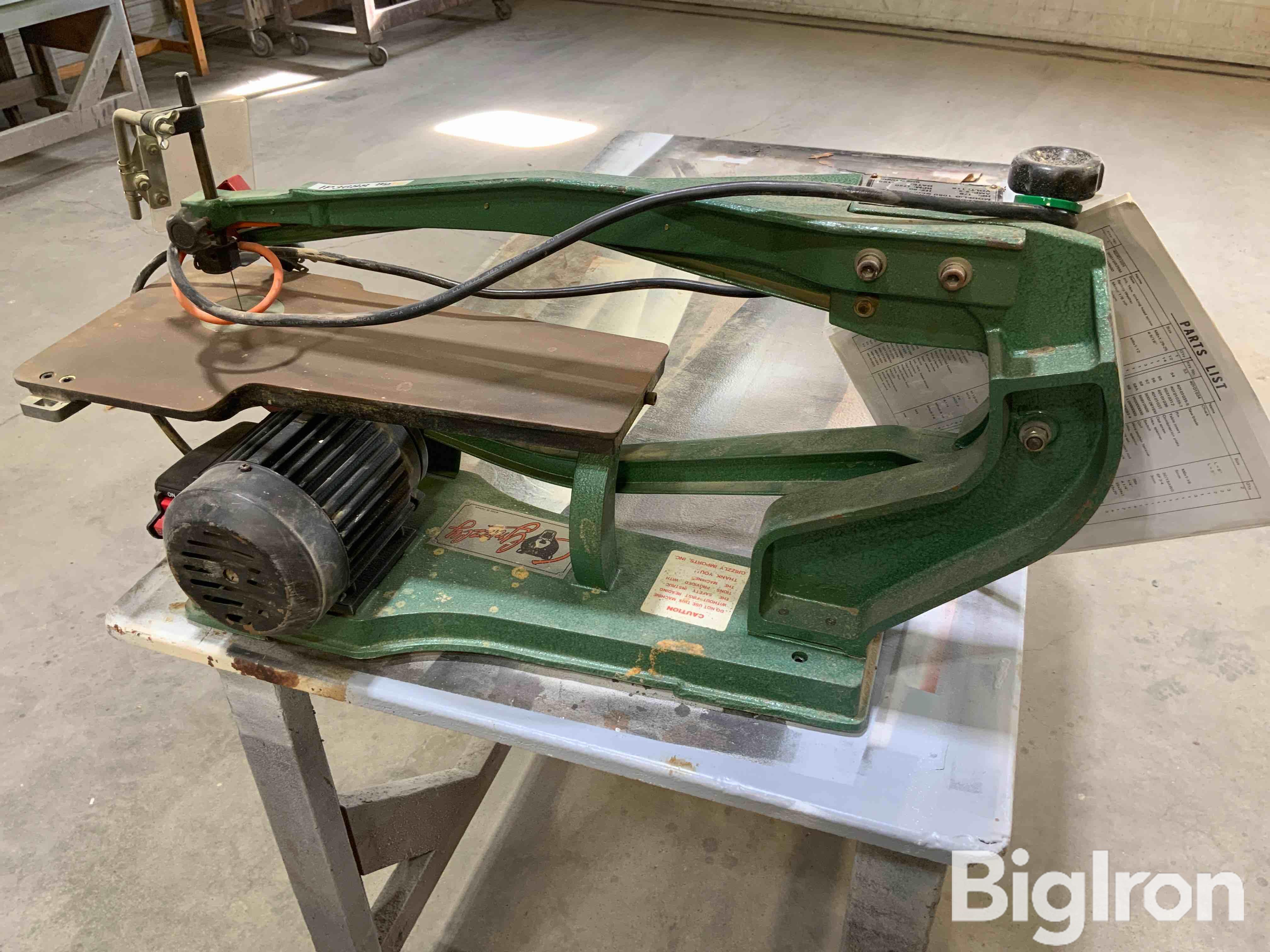 Grizzly 22” Scroll Saw BigIron Auctions