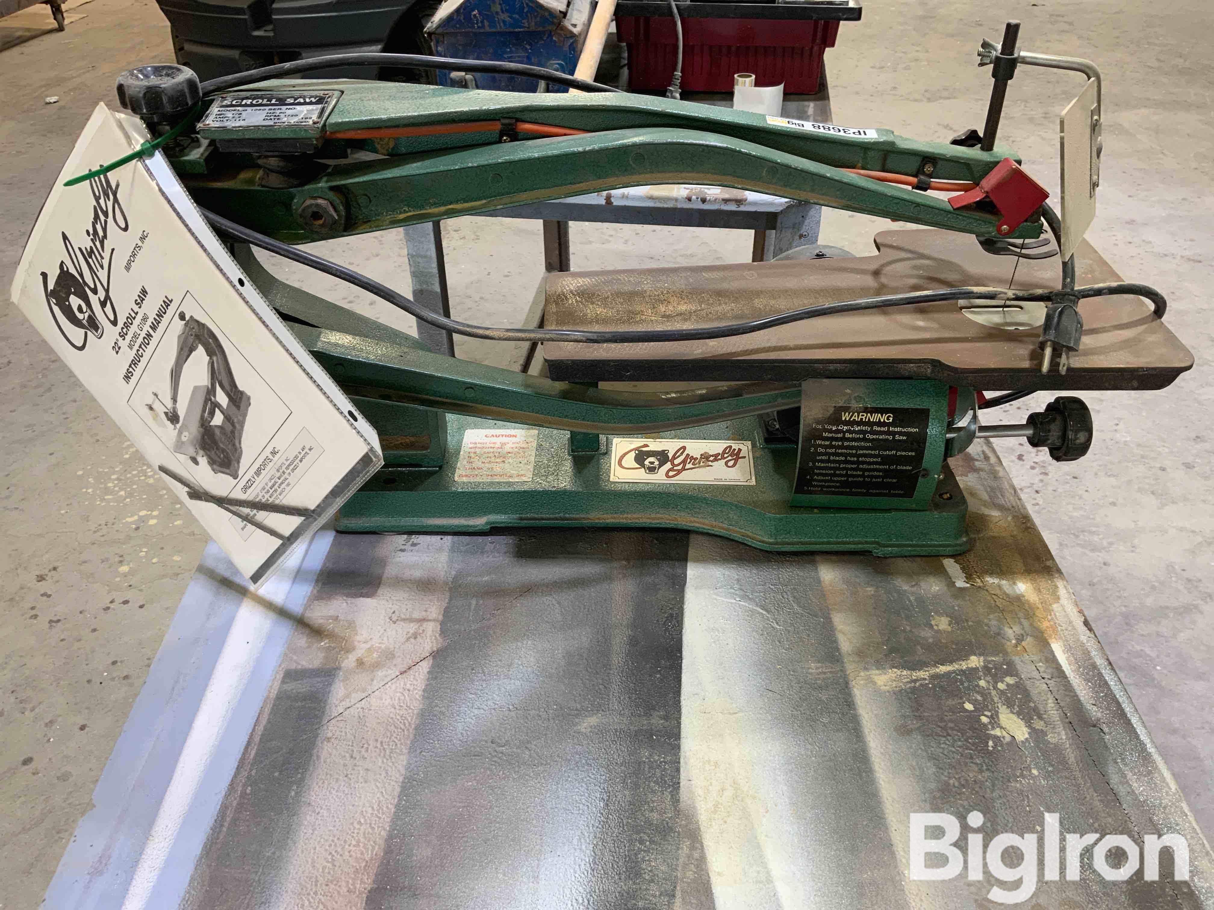 Grizzly 22” Scroll Saw BigIron Auctions