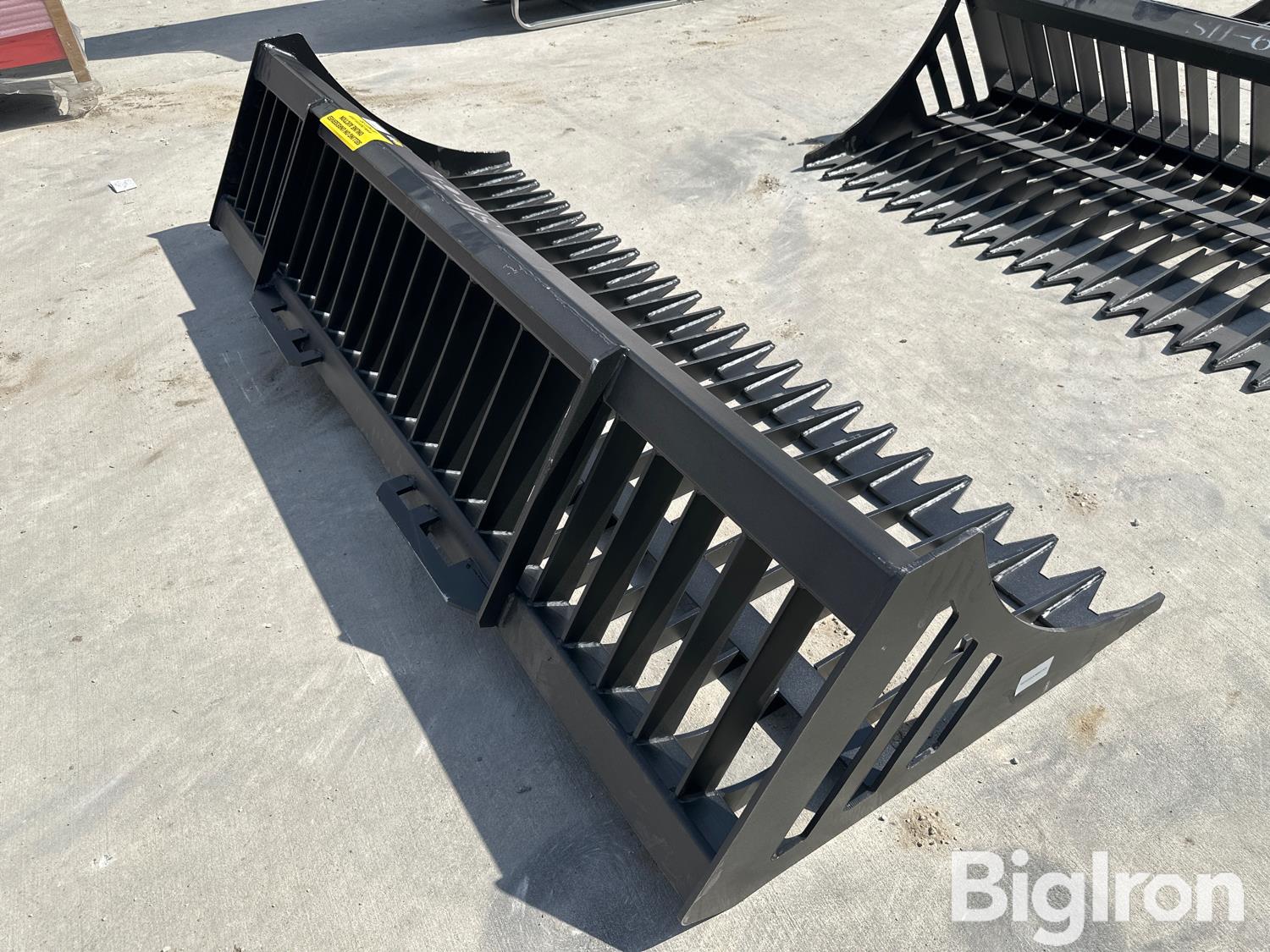 2022 Greatbear 84” Rock Bucket Skid Steer Attachment BigIron Auctions