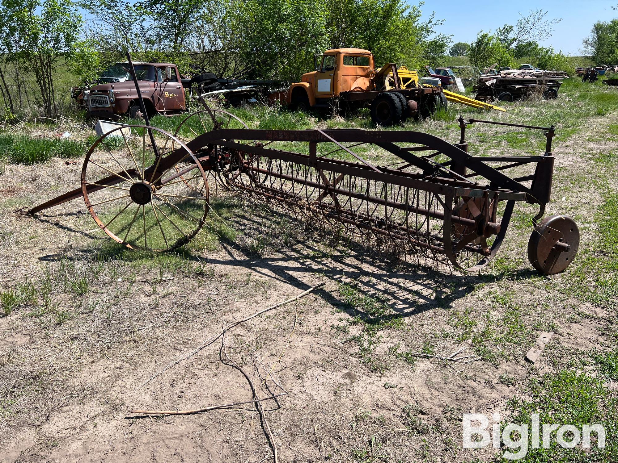 Massey Harris No. 11 Steel Wheeled Hay Rake BigIron Auctions