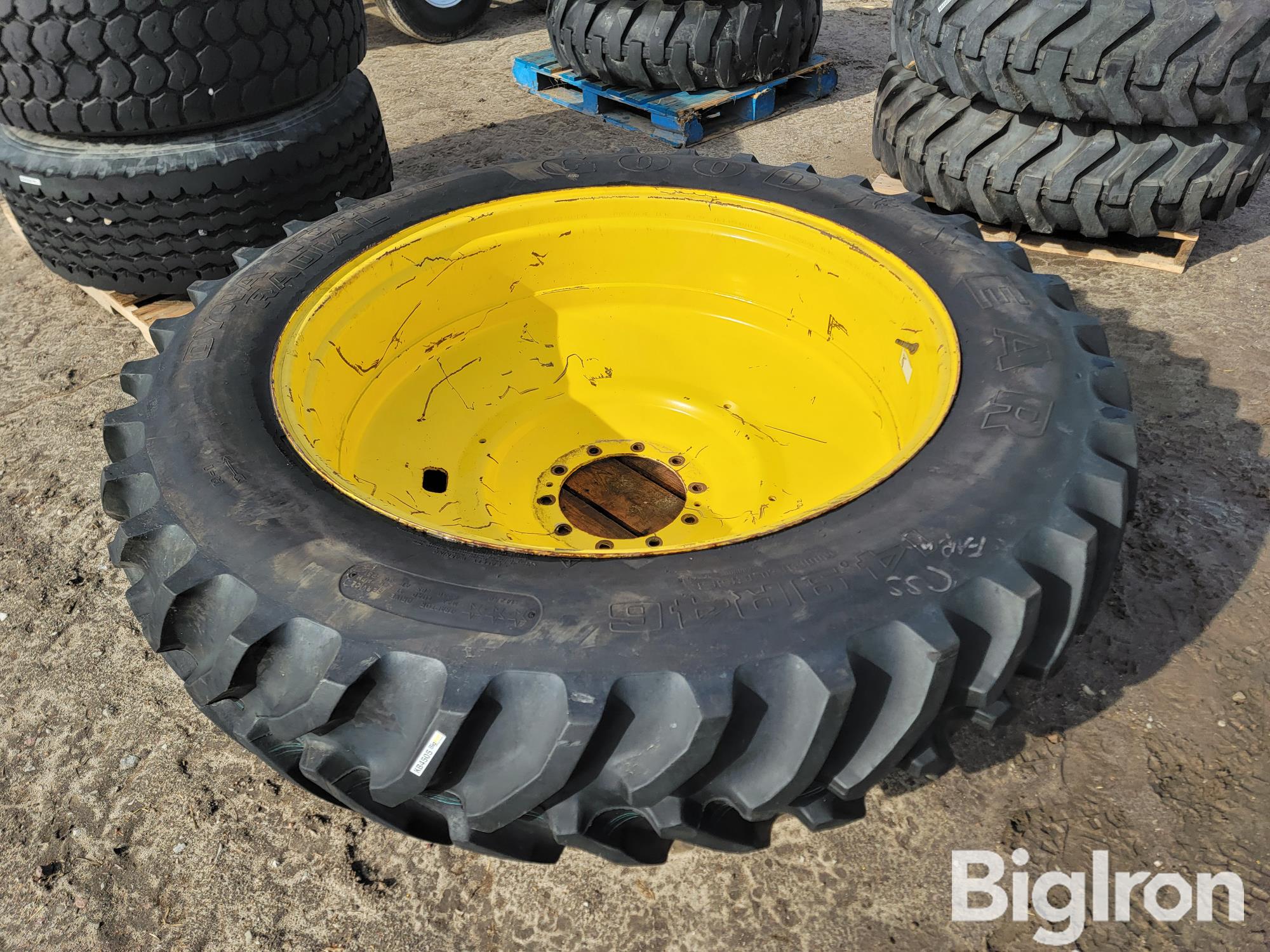 Goodyear Dyna Torque Radial 14.9R46 Tire/Rim BigIron Auctions