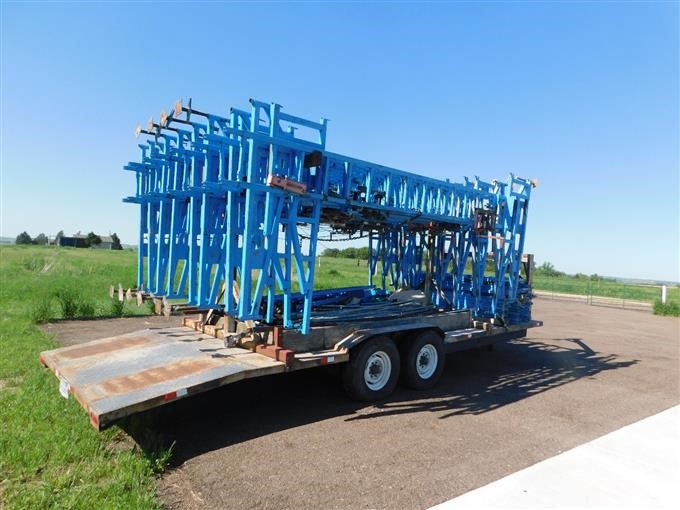 Crankup XL Portable Masonry Scaffolding & T/A Flatbed Trailer BigIron ...