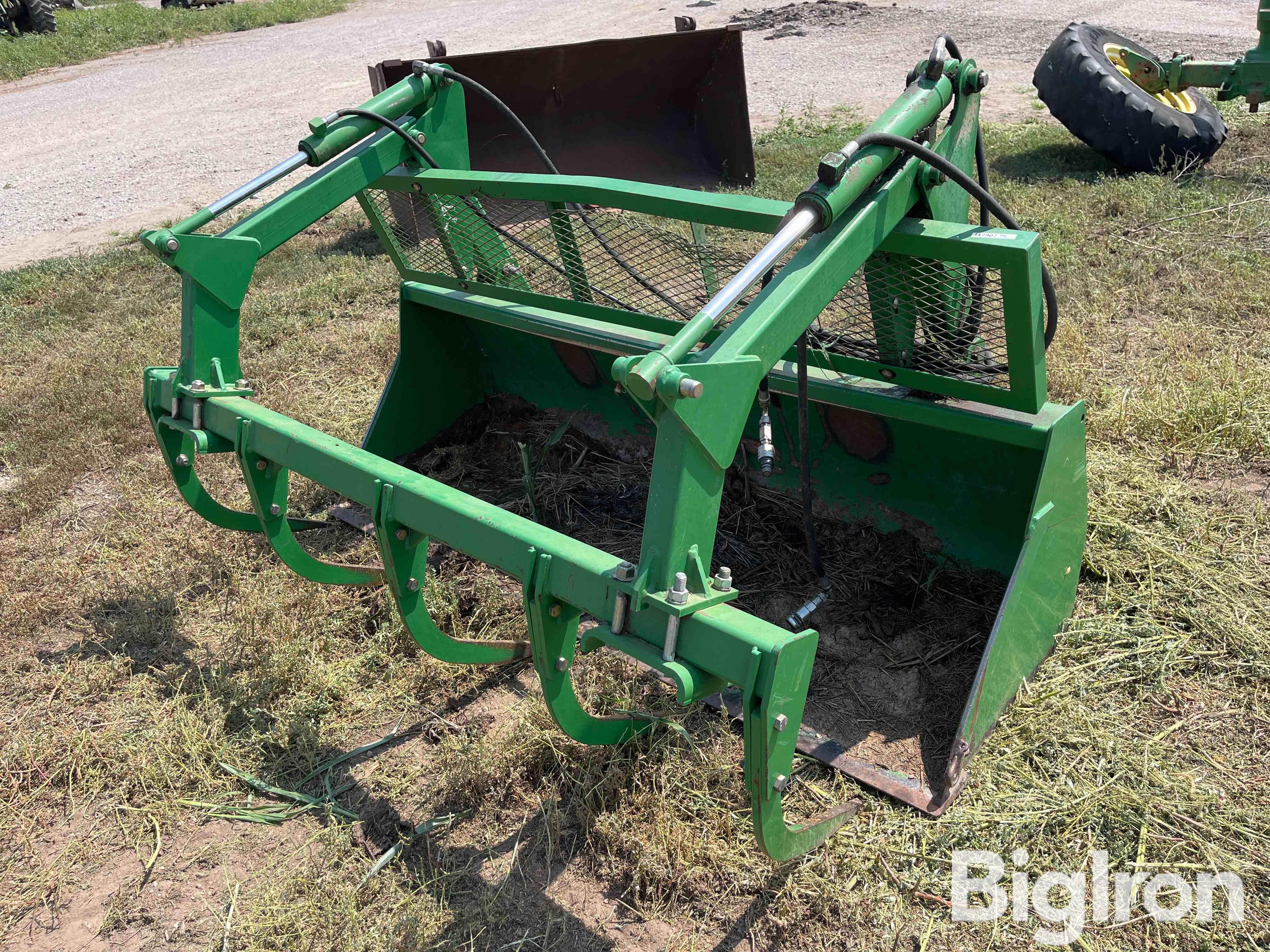 2021 Land Honor 84 Hay Bale Accumulator W/ Hyd Grapple Skid Steer  Attachment BigIron Auctions