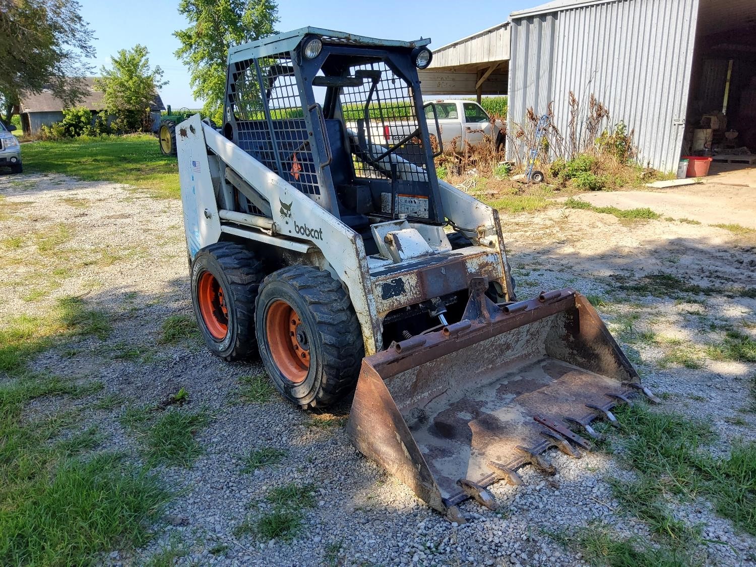 Bobcat 743B Skid Steer W/bucket & Forks BigIron Auctions