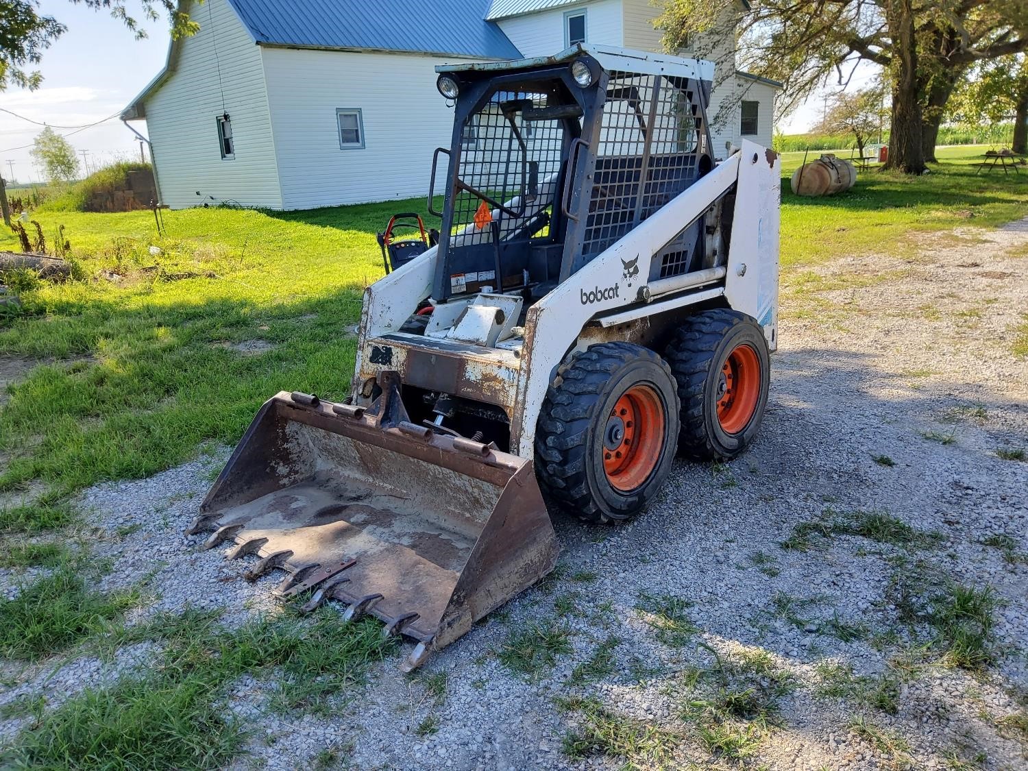 Bobcat 743B Skid Steer W/bucket & Forks BigIron Auctions