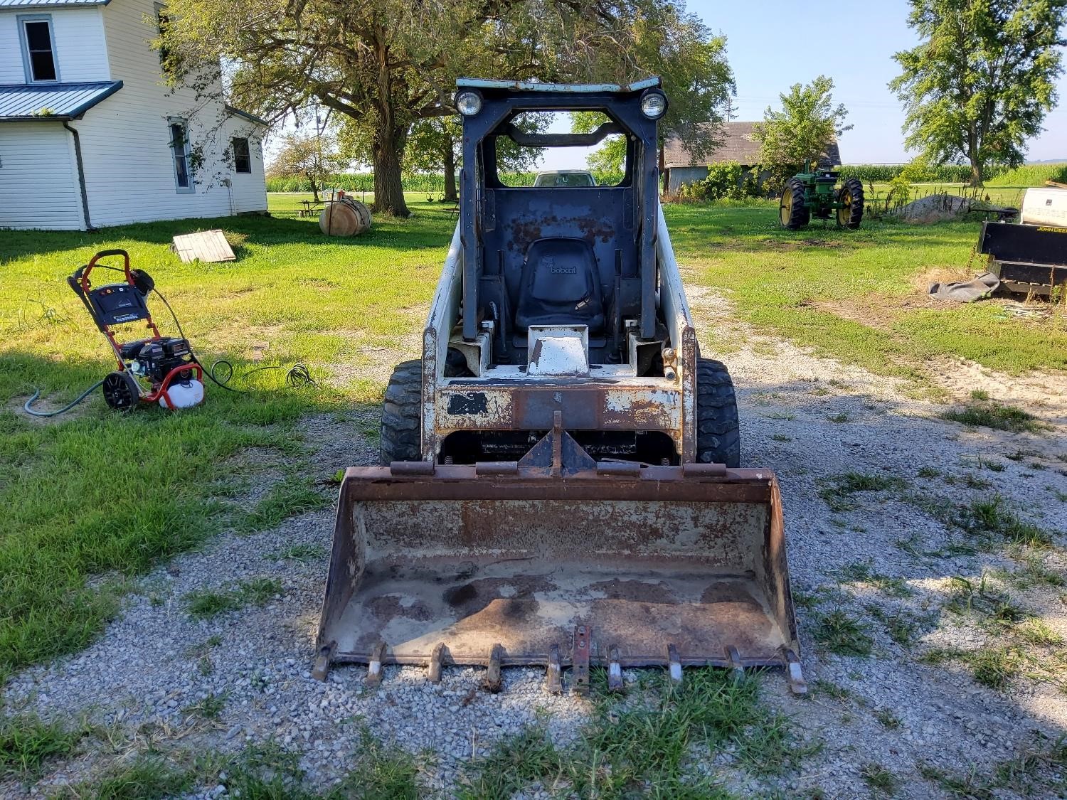 Bobcat 743B Skid Steer W/bucket & Forks BigIron Auctions