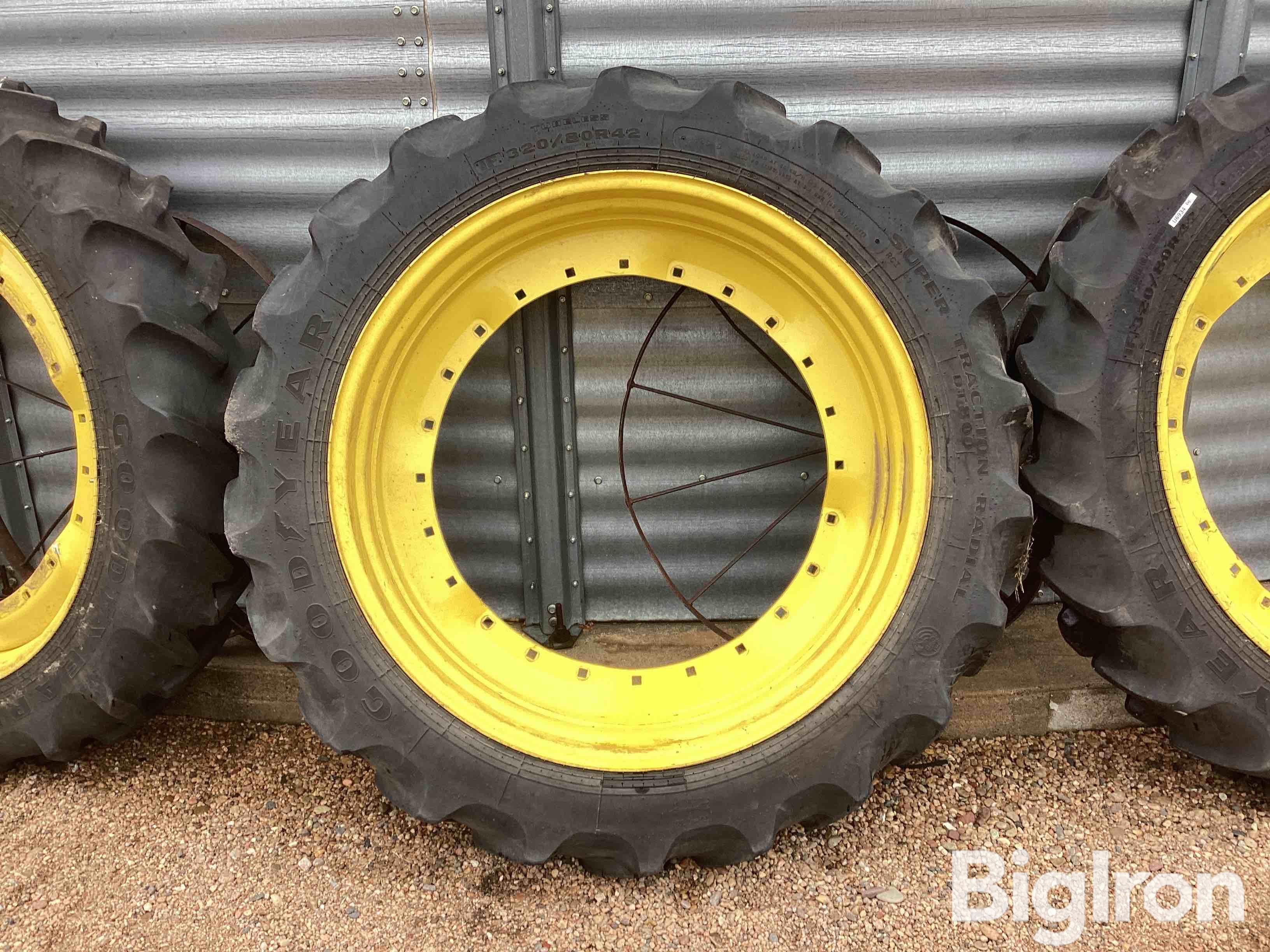 John Deere Tractor Rims W/320/80R42 Tires BigIron Auctions