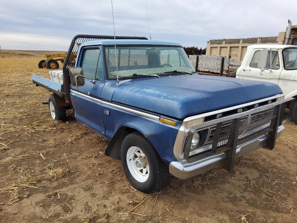 1976 Ford F100 2WD Flatbed Pickup BigIron Auctions