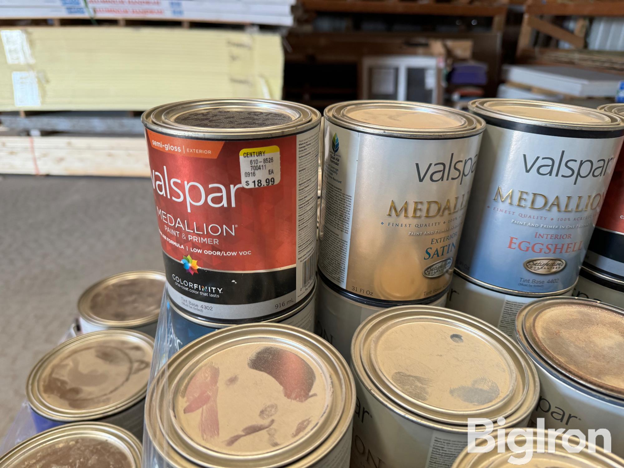 Valspar Interior & Exterior Paint Bigiron Auctions