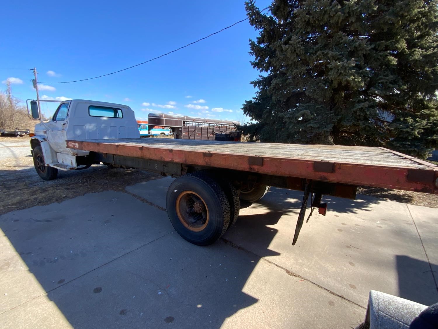 1982 GMC C6500 S/A Flatbed Truck BigIron Auctions