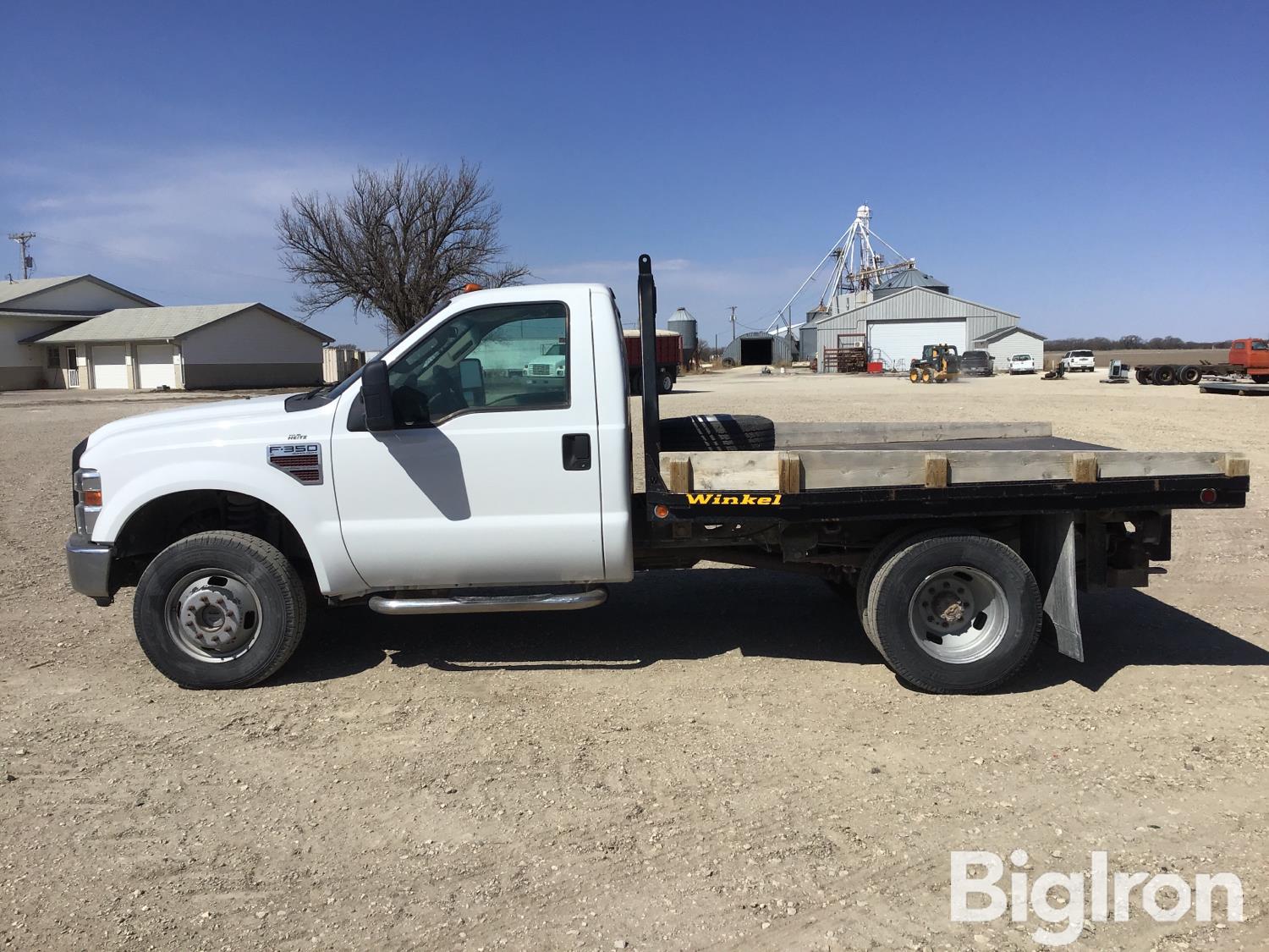 2008 Ford F350 XL Super Duty 4x4 Flatbed Dually Pickup BigIron Auctions