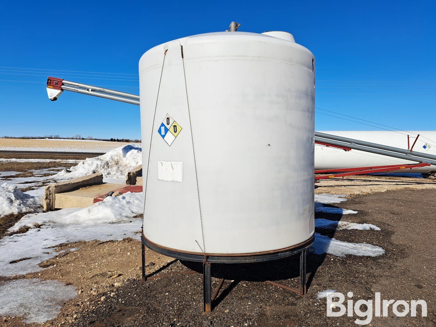 Cone Bottom Poly Tank With Stand BigIron Auctions