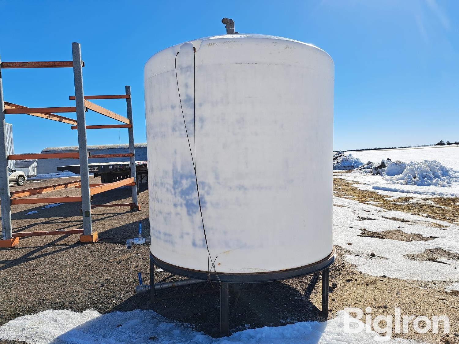 Cone Bottom Poly Tank With Stand BigIron Auctions