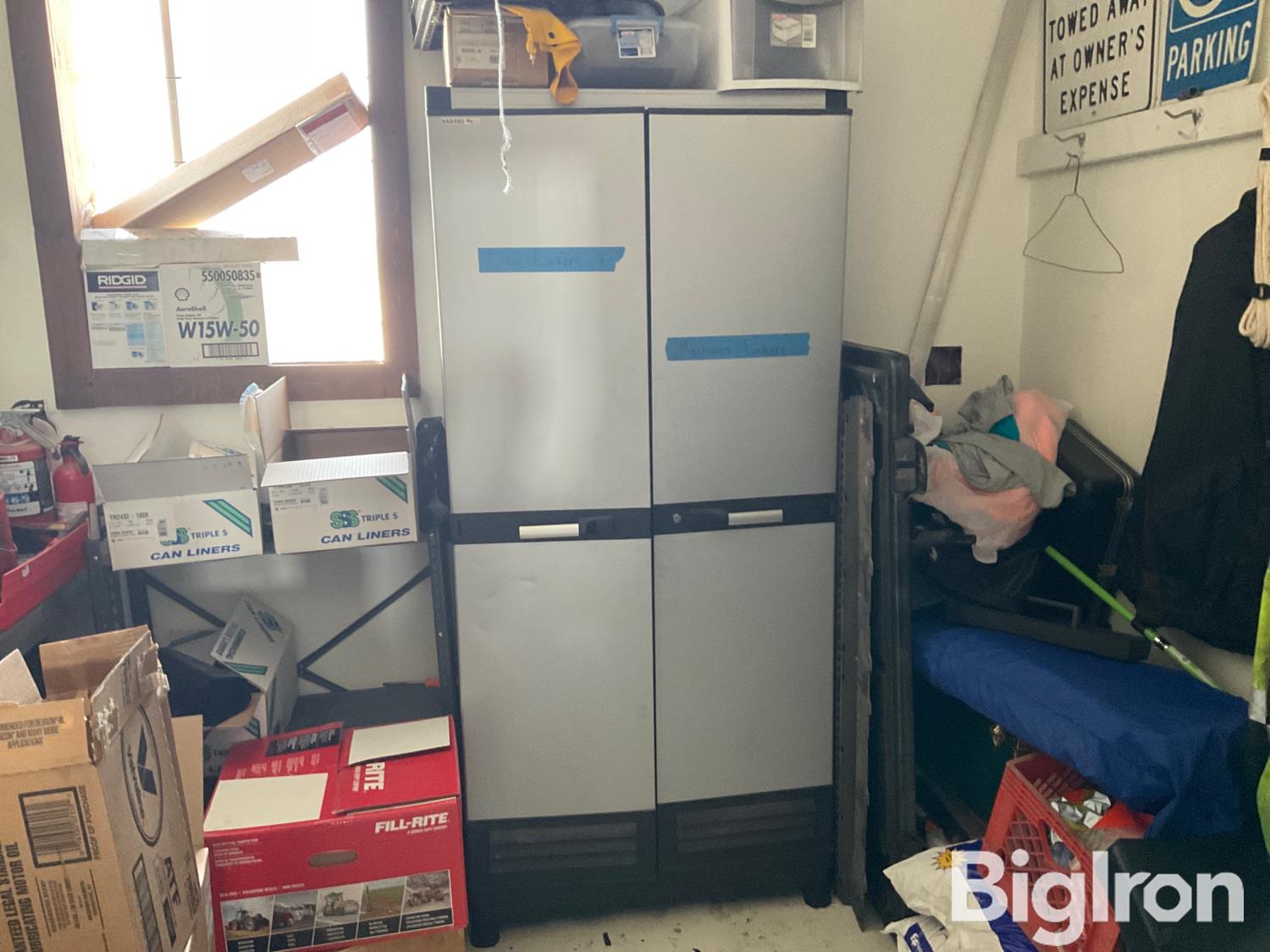 Sold at Auction: Workforce Plastic Storage Cabinet