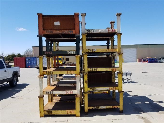 Industrial Stackable Steel Shelving Bigiron Auctions