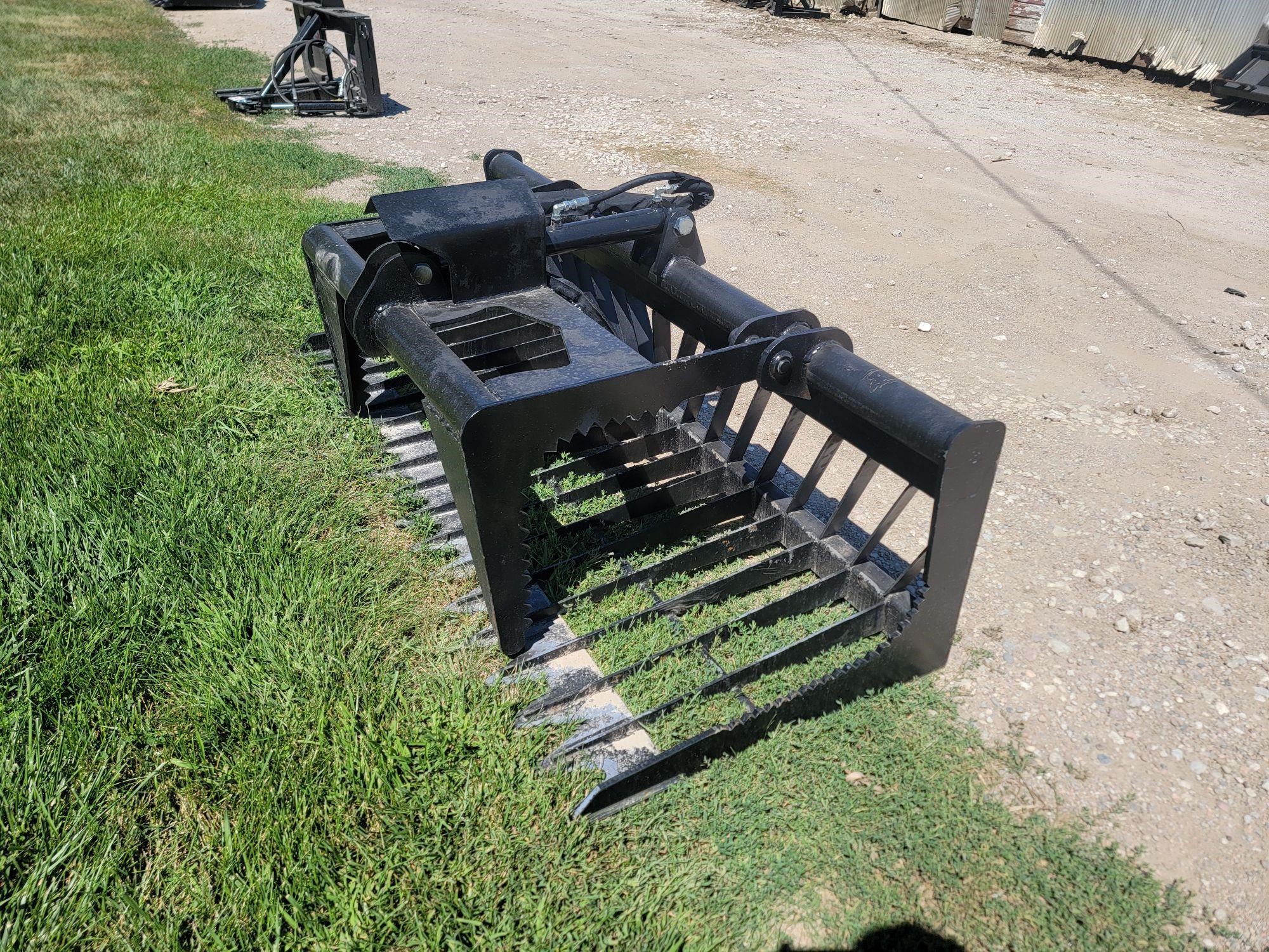 Kit Container Brush Grapple Skid Steer Attachment BigIron Auctions