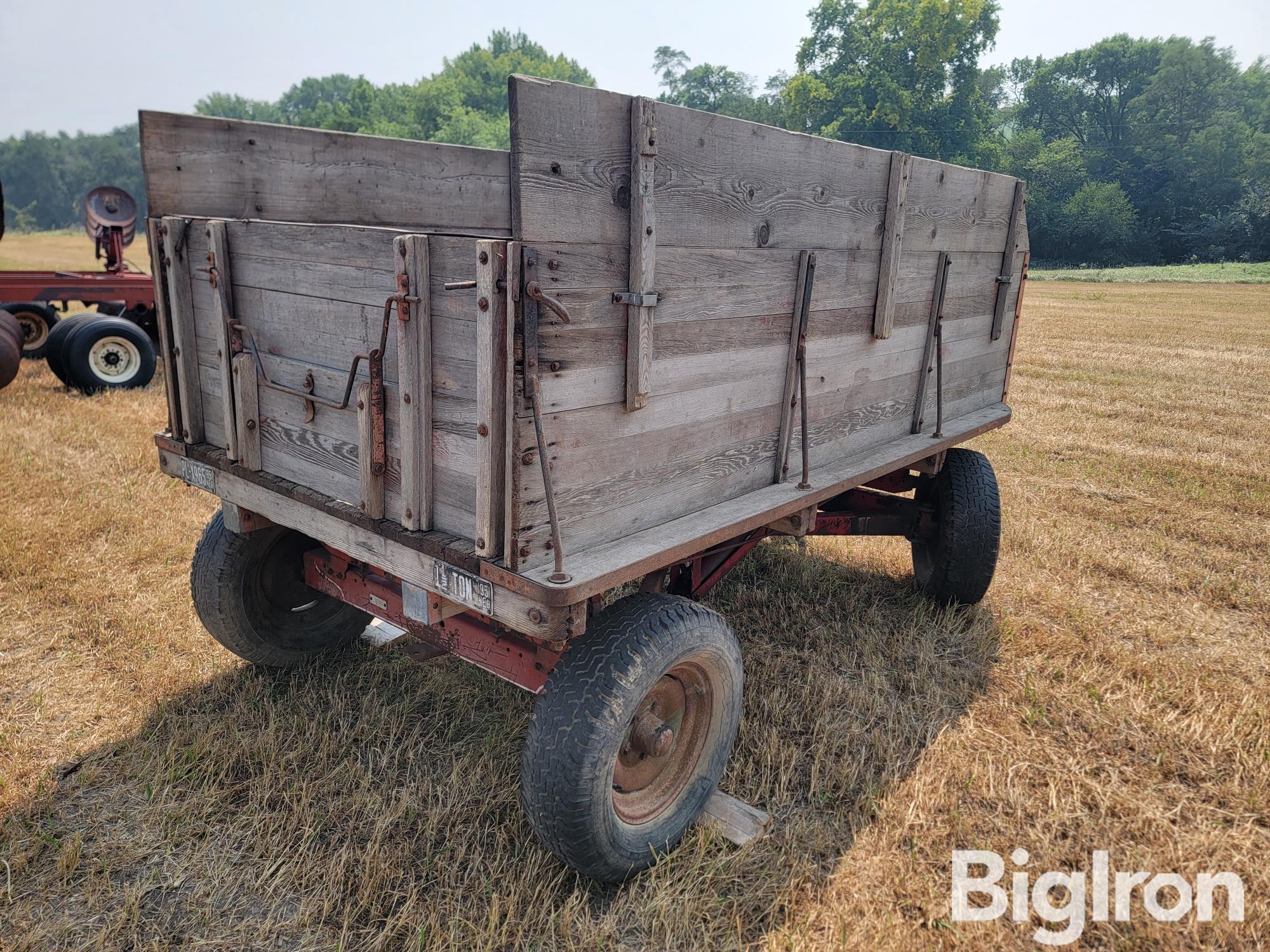 10' Grain Wagon W Hydraulic Hoist Bigiron Auctions