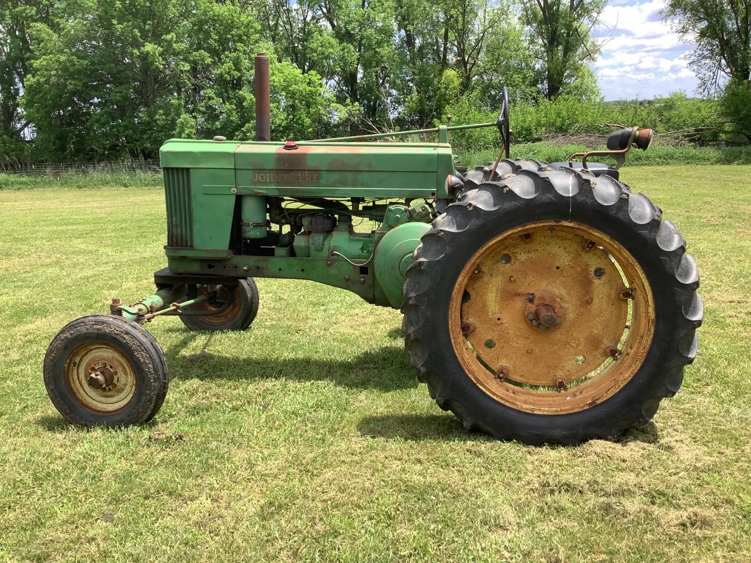 1955 John Deere 60 2wd Tractor Bigiron Auctions 0392