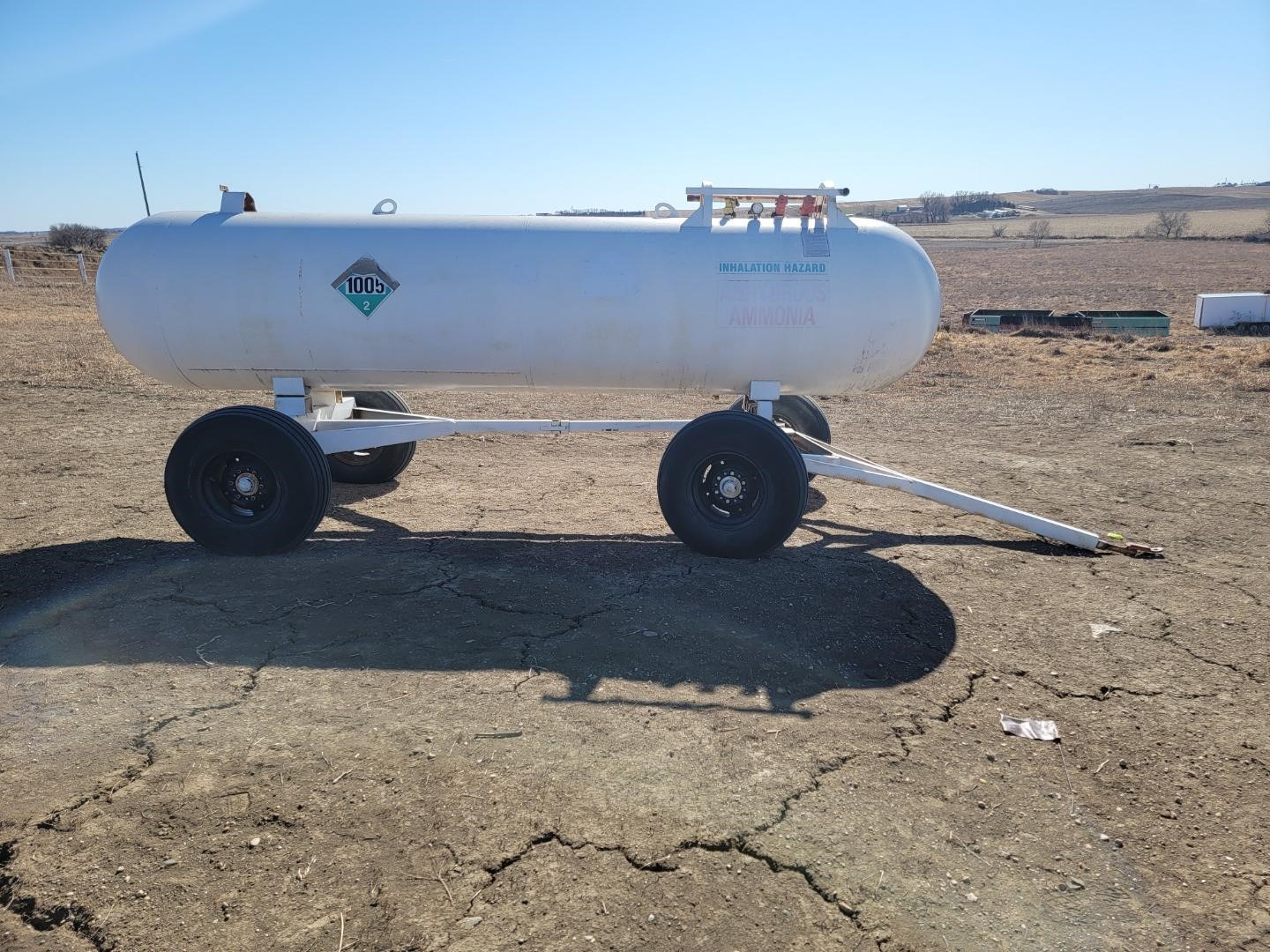 1000 Gallon Anhydrous Ammonia Tank & Trailer BigIron Auctions