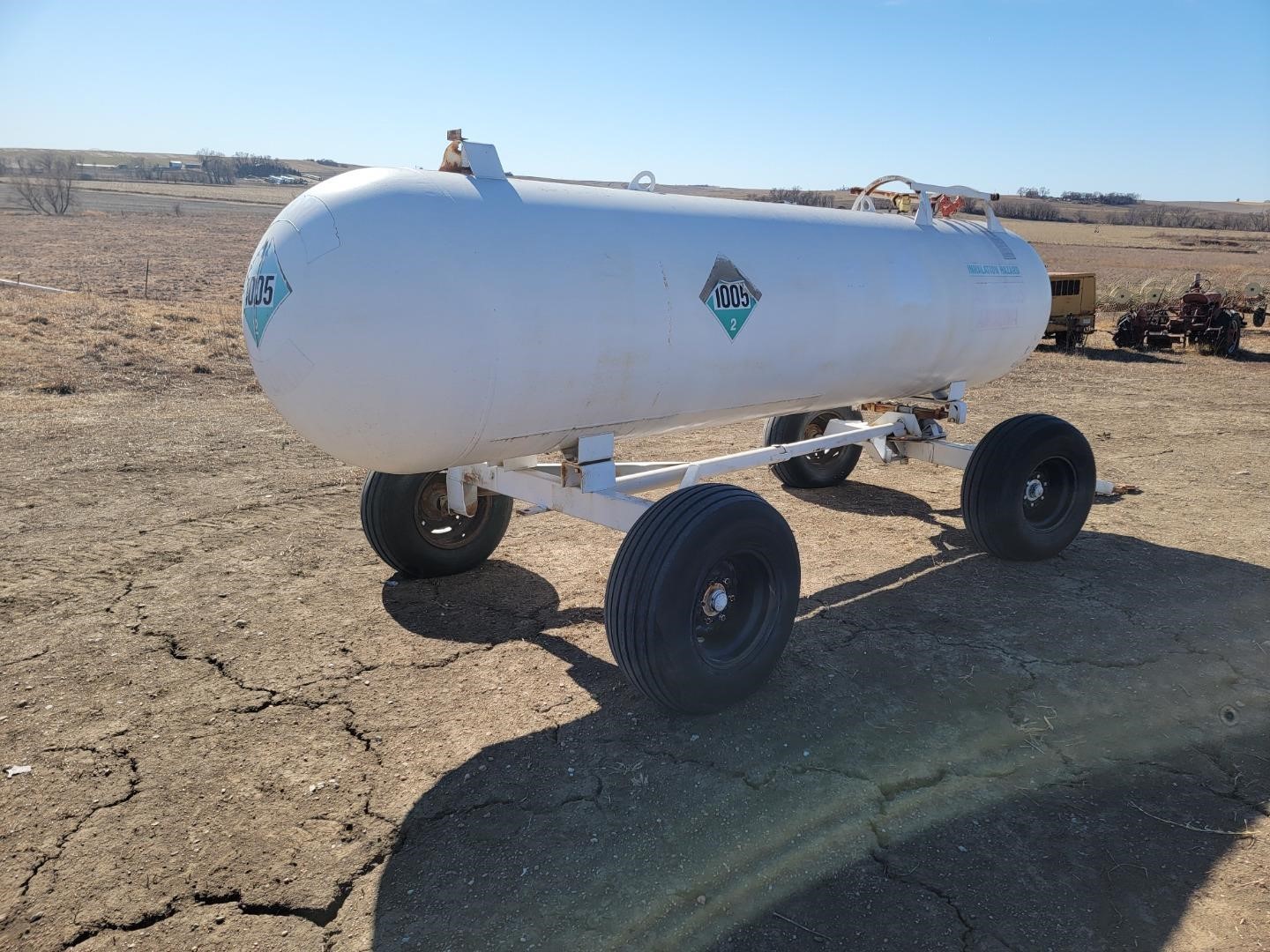 1000 Gallon Anhydrous Ammonia Tank & Trailer BigIron Auctions