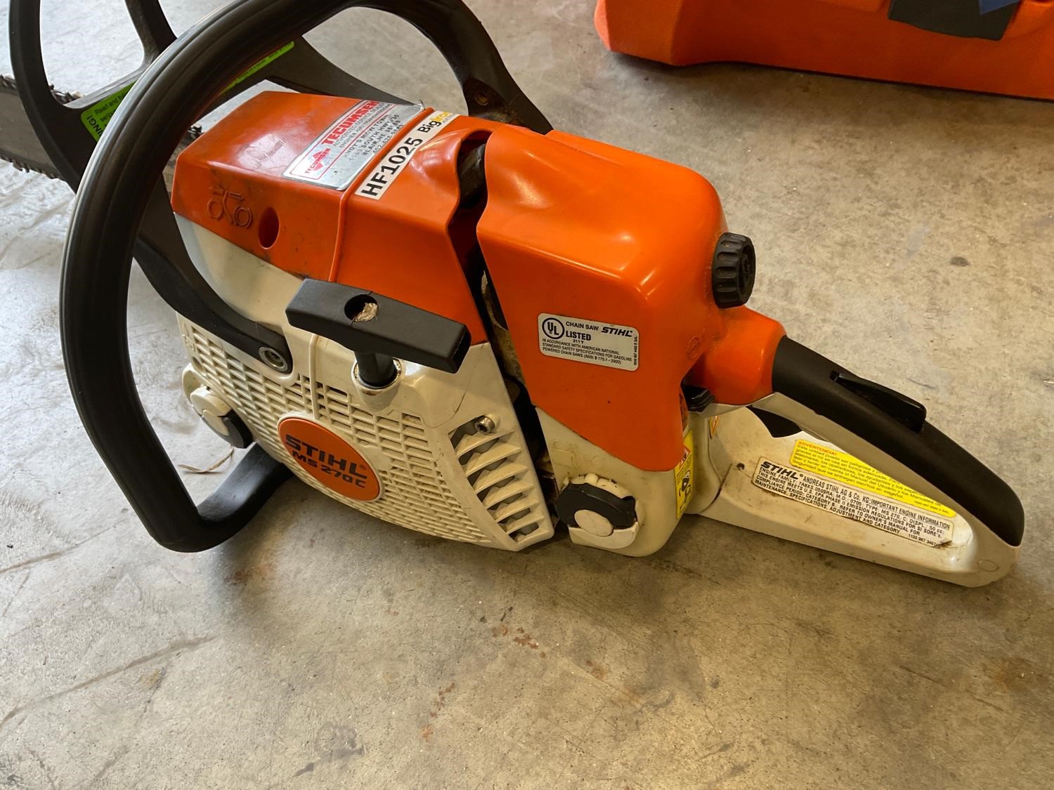 Stihl MS270C Chain Saw & Case BigIron Auctions