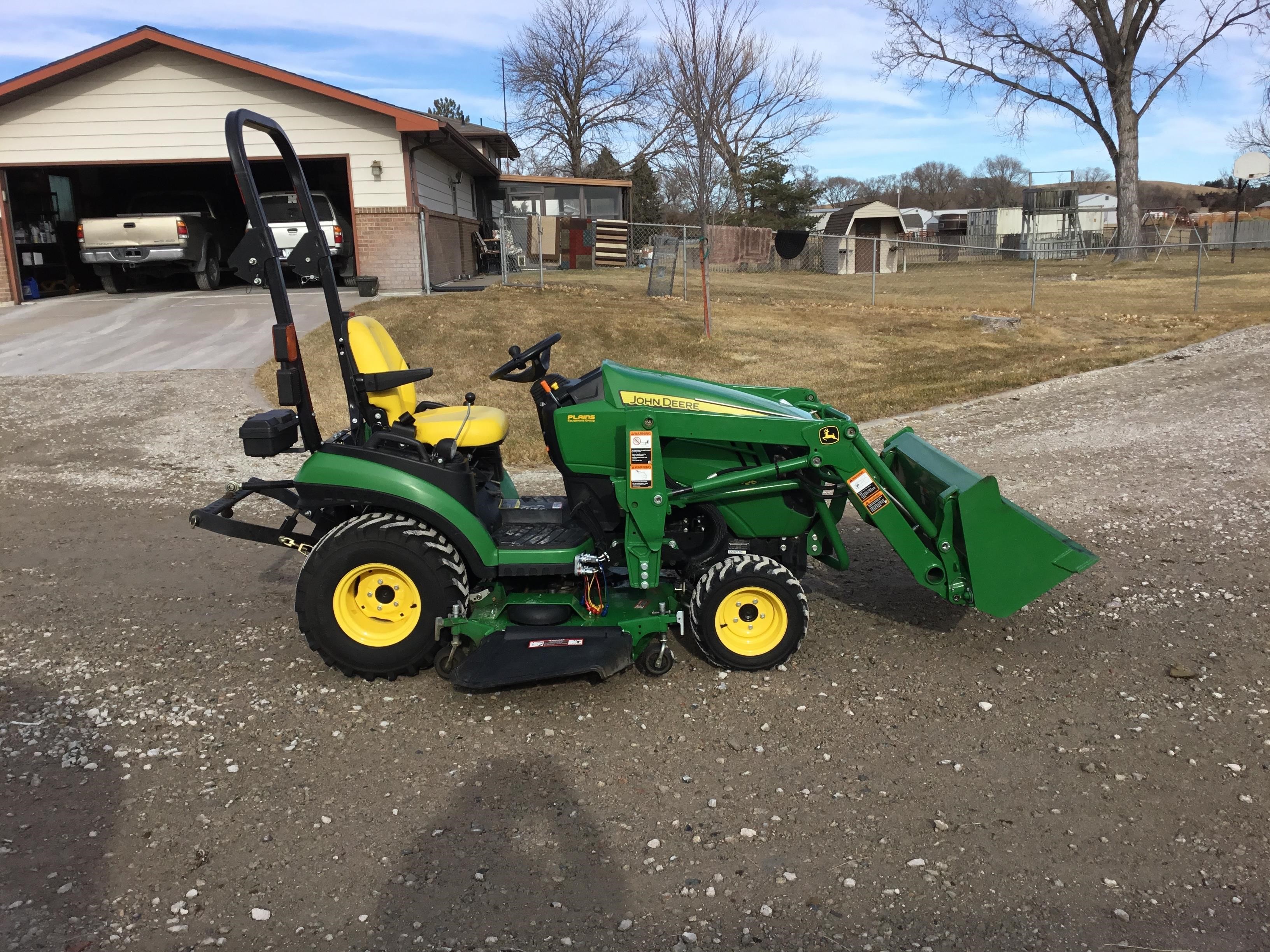 2015 John Deere 1025R MFWD Lawn Mower W/Loader BigIron Auctions