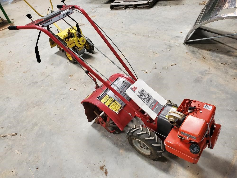 Troy Bilt Pony Tiller BigIron Auctions