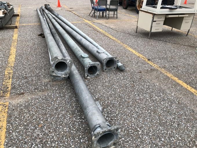 Galvanized Light Poles Bigiron Auctions