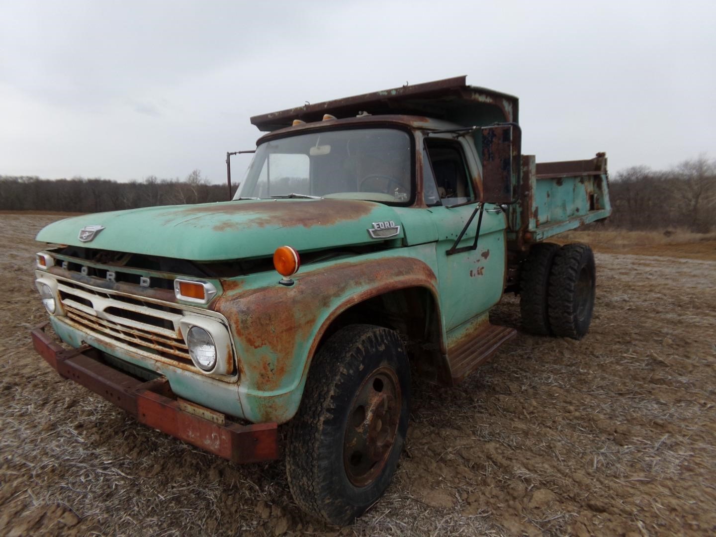 1966 Ford F600 S A Dump Truck Inoperable Bigiron Auctions