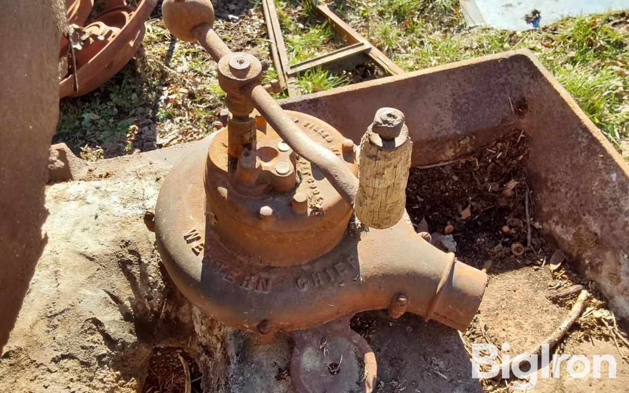 Royal Western Chief Cast Iron Blower & Forge Setup BigIron Auctions