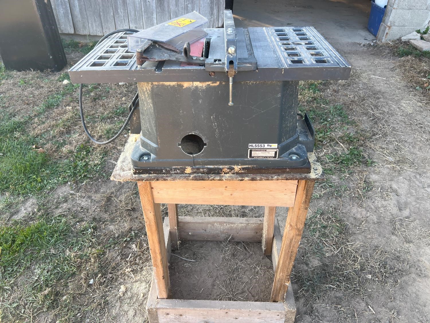 Sears And Roebuck 113221740 10” Table Saw Bigiron Auctions