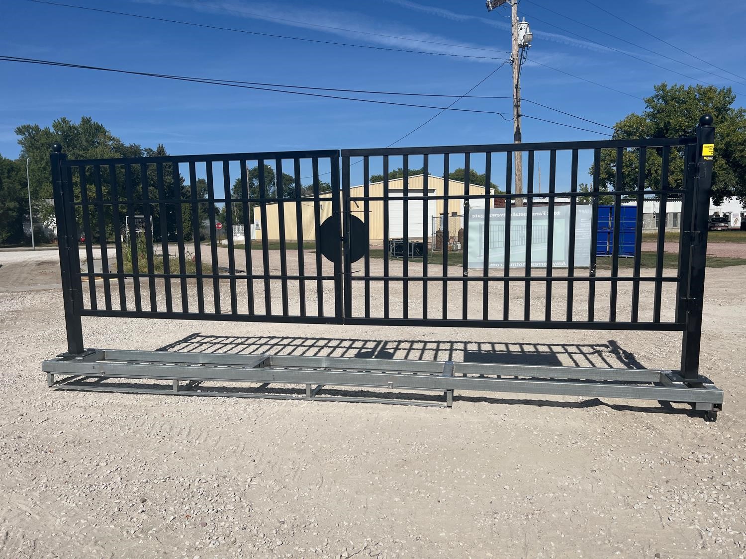 2022 Steelman 20' Farm Metal Driveway Gate BigIron Auctions