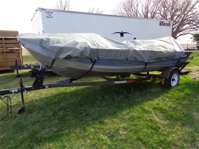 1988 Bass Tracker 16' Guide Special Aluminum Fishing Boat W/Trailer BigIron  Auctions