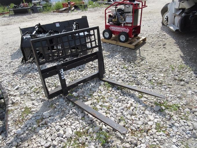 2017 Pallet Fork Skid Steer Attachment BigIron Auctions